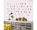 Raindrop Vinyl Wall Stickers